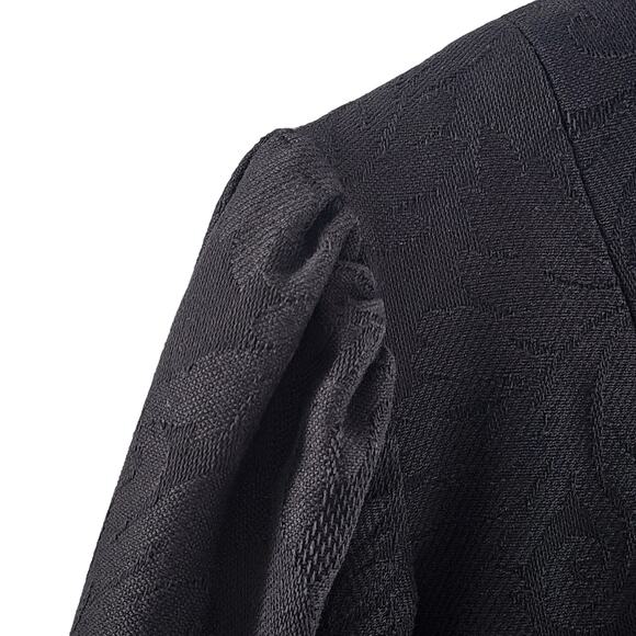 Women’s Jacquard Tuxedo Jacket Coat Size 18 WAH Maker True West Black Western - Picture 7 of 13